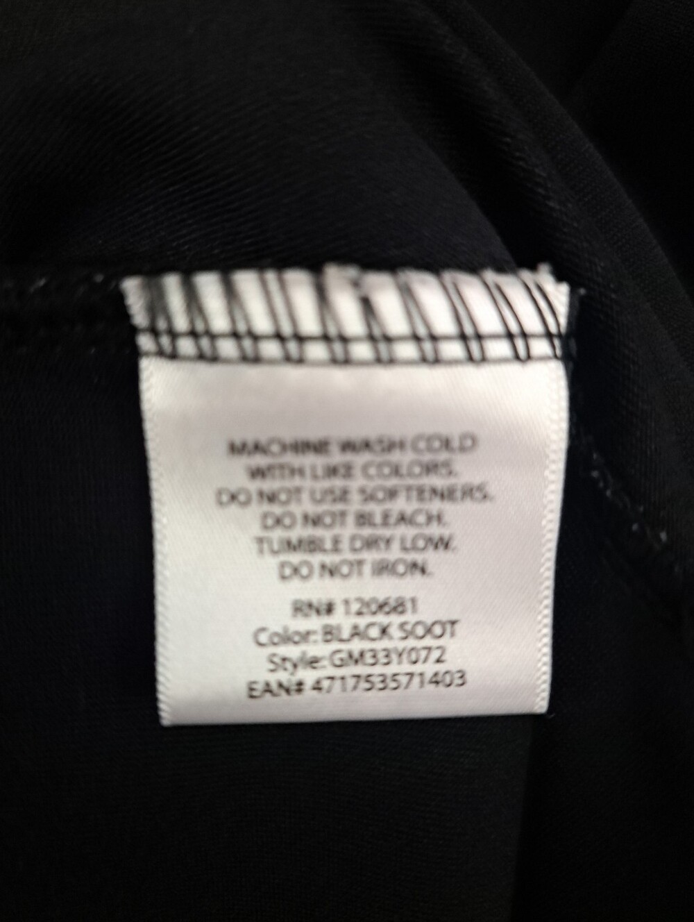 George Black Polo with Subtle Gray Diamond Grid Size 2XL - Picture 4 of 5